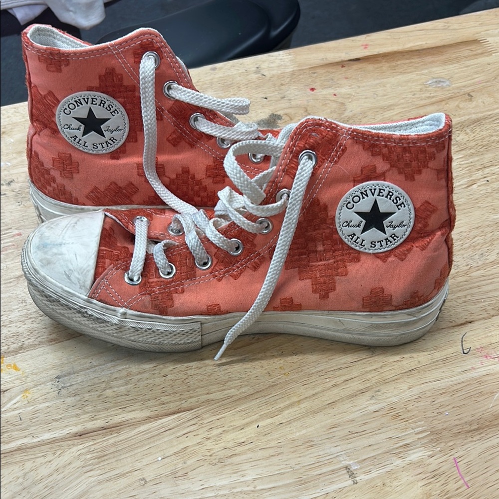 Converse  High-Top Sneaker - Orange
